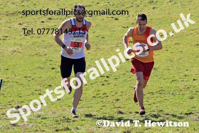 Senior and Masters Mens 2022 North Eastern Cross Country Relays, Farnley Farm, Peterlee.  Photo: David T. Hewitson/Sports for All Pics